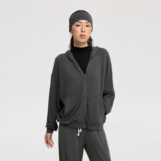 oneup垂坠柔软蝙蝠袖连帽卫衣 商品图1