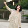西子/桑蚕丝【白牡丹】欧根纱立体花朵刺绣新中式开衫外套/WTLZ229 商品缩略图3