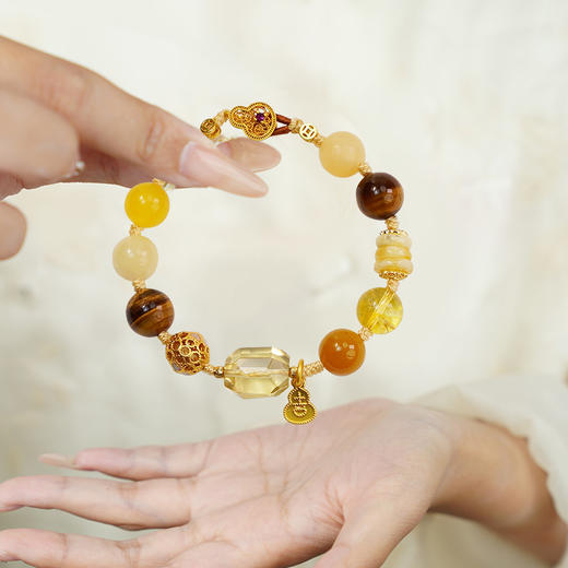 【普陀山】五行全能多宝-土 | 土载 · 安泰宝串 七月初一师傅手工款 商品图2