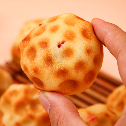 翼华隆 夹心石子饼 酥软麦香 配料干净 内含9种口味 500g/袋 商品图5