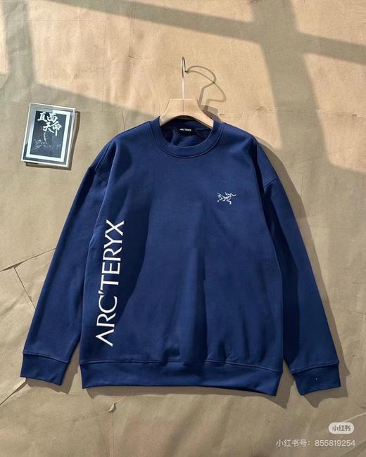 D082133双朱地重磅面料35周年常规款圆领卫衣 商品图7