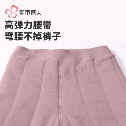 都市丽人打底裤女童保暖裤双面磨毛多层打底裤厚九分裤童裤JLH4A3 商品图5