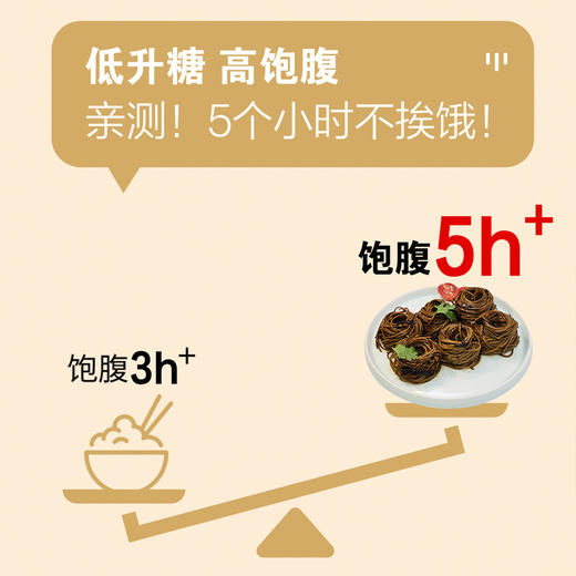 【低GI】金龙鱼丰益堂黑青稞苦荞DAG葱油面 135克*6袋*2盒 商品图3