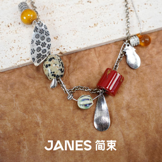 2437 JANES简束·【巴洛克】多功能腰链仿古做旧小众设计感毛衣链项链 商品图2