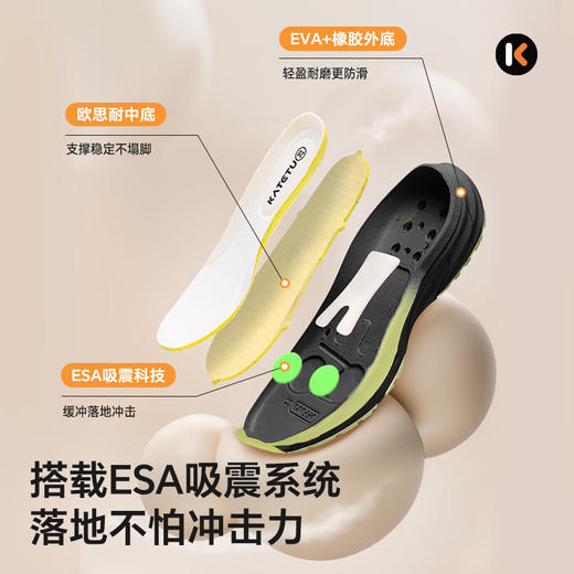 卡特兔儿童运动鞋男童2025秋季新品女童鞋子防滑耐磨中大童跑步鞋 商品图7