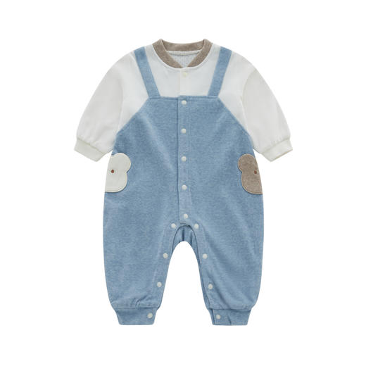 拉比童衣类I5萌萌全开连体衣LYCB103309 商品图0