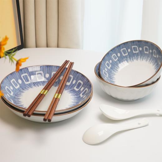 【乐扣乐扣柯蓝餐具8件套】高温烧制而成 经久耐用不掉色 商品图4