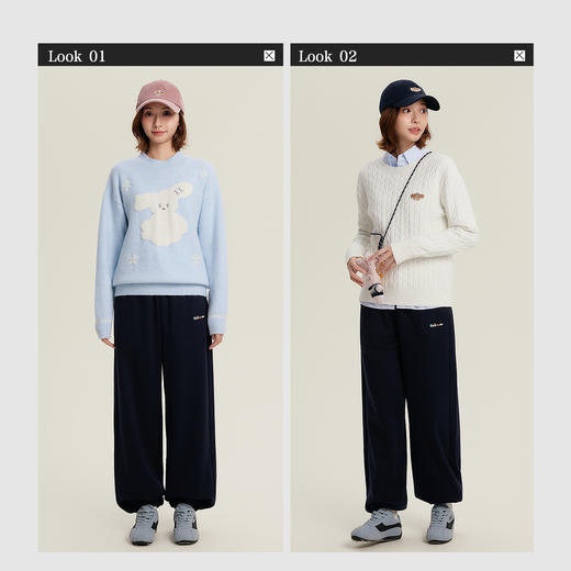 笛莎Deesha青少年女童裤子2025冬季女童太阳丝舒绒束脚裤 商品图2