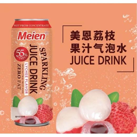 美恩 荔枝果汁气泡饮料 330ml/厅 商品图2