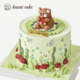 花园小熊蛋糕 | 烤爱