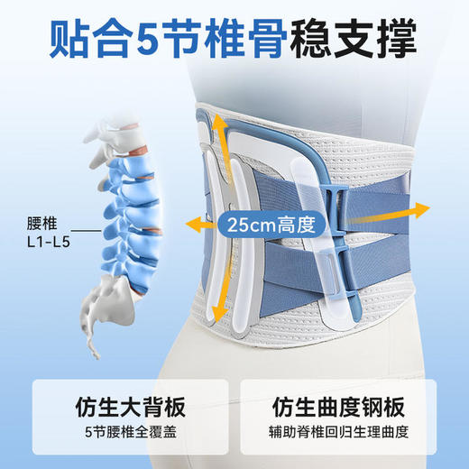 可孚护腰带腰间盘劳损腰椎突出腰肌疼痛男女士医用专业腰托围夏天 商品图1