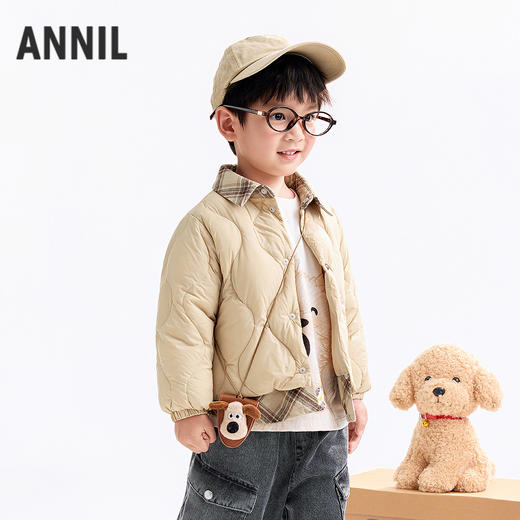 【实体店同款】男童短款羽绒服冬季新款安奈儿童装XB545448 商品图1