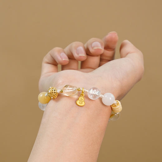 【普陀山】五行全能多宝-金 | 金曜 · 聚财宝串  七月初一师傅手工款 商品图3