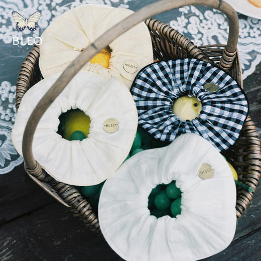 BLEO 法式浪漫慵懒田园风弹性大肠发圈发饰 商品图3