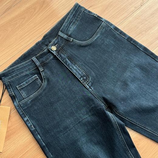 Lvs小李家男士商务秋冬加厚款牛仔裤，立体裁剪直小筒版型，微弹力客供面料 商品图5