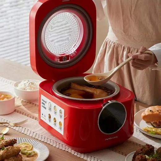 299到手APIXINTL安本素珐琅钛低糖电饭煲加厚0氟珐琅钛不沾内胆炫彩触控屏操作可视化天窗3L大容量10大功能24小时智能预约基地直邮 商品图1