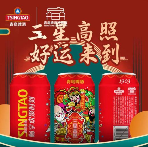 （预售）青岛啤酒 三星高照 330*24罐 一厂生产（两箱） 商品图0