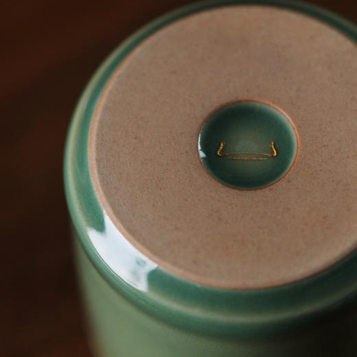 问鼎梅子青牛角款大扳指杯 商品图3