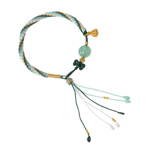 【普陀山】五行单珠-木 |  木生 · 智慧缘 师傅手工绳编手串 商品图4