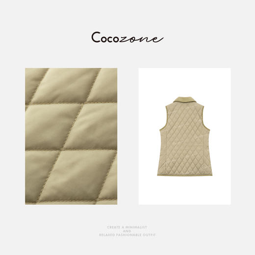 COCO ZONE 刘一一 "蒂玟马甲"绣花复古纹理时尚感马甲 CD2A1467 商品图1