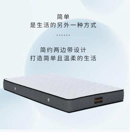 慕思（DeRUCCI）【苏菲娜】软C棉针织面料标准弹簧床网床垫MCJ8-002 180*200*20 商品图5