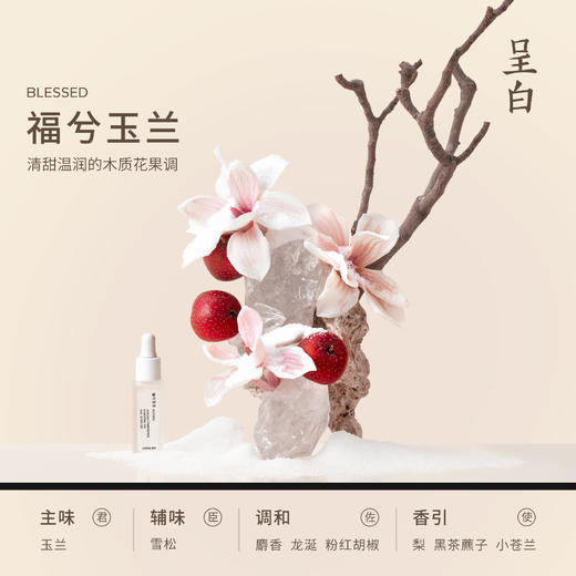 呈白 皮花香挂车载香薰系列 商品图2