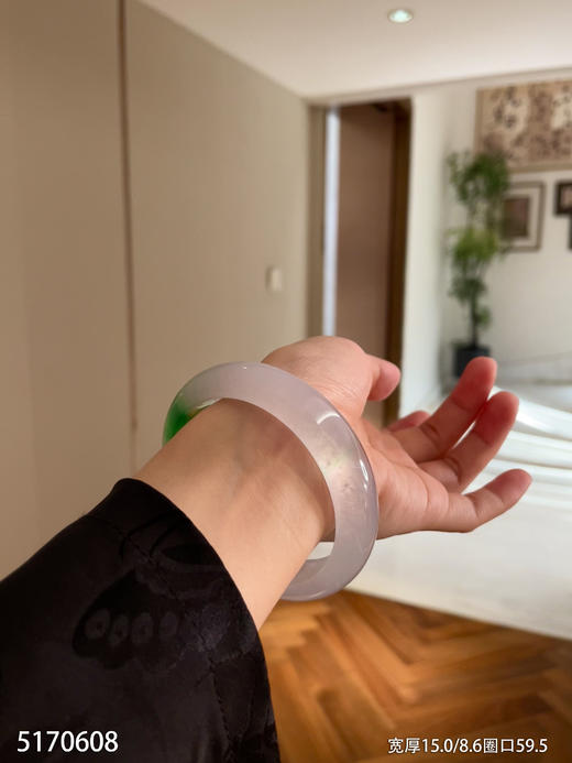 宽版冰飘翠手镯【5170608】圈口59.5~具体价格微信咨询 商品图7