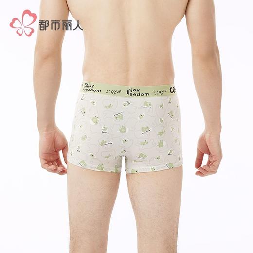 都市丽人内裤男士内裤40S棉拉架内裤明筋平角内裤男内裤FKHC43 商品图3