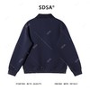8502SDSA男士秋冬新款轻奢痞帅男装纯色斜拉链翻领套头卫衣百搭潮牌 商品缩略图4