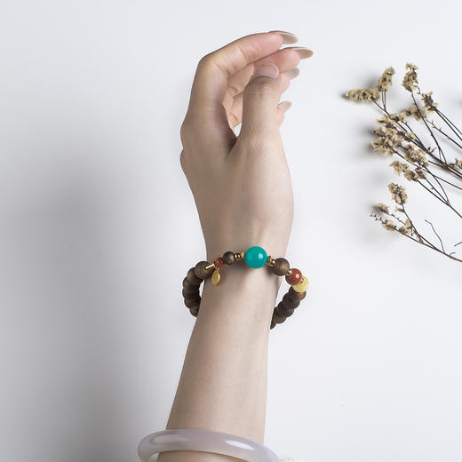 xy0555沉香+南红天河石手串 商品图9