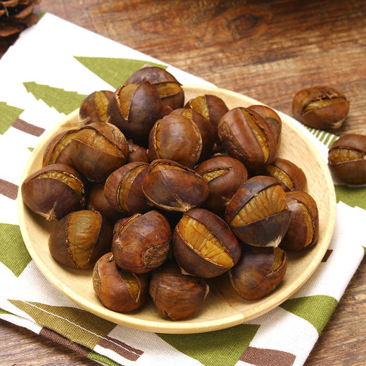 小宝栗子 开口笑甘栗180g*5袋礼盒装 商品图4