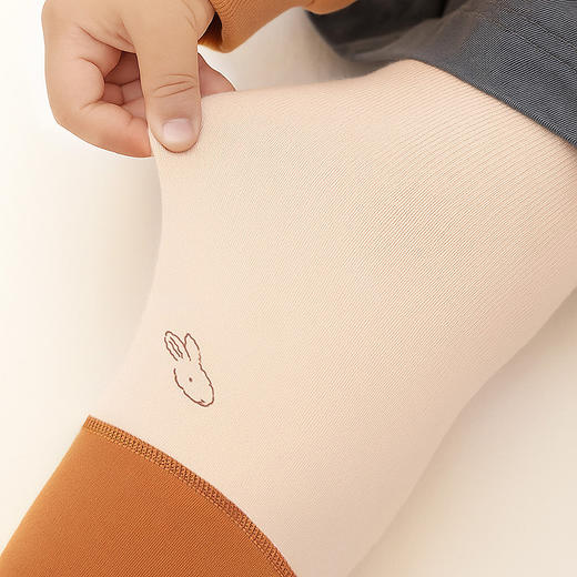 迷你巴拉女童裤子儿童甜美花朵宝宝柔软修身打底裤秋 商品图2