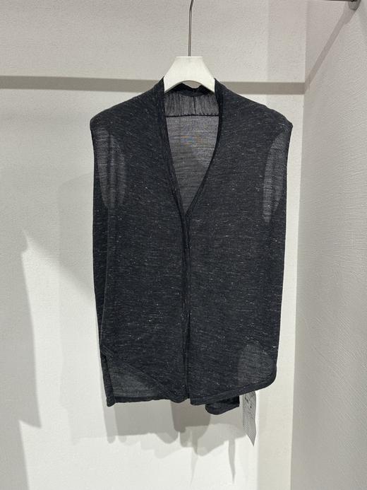 【门店同款】ENJOY秋季黑标点纱无袖针织上衣 164543511 商品图0