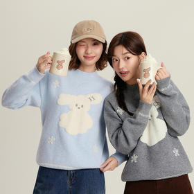 笛莎Deesha青少年女童毛衣2025冬季女童彩色毛衣