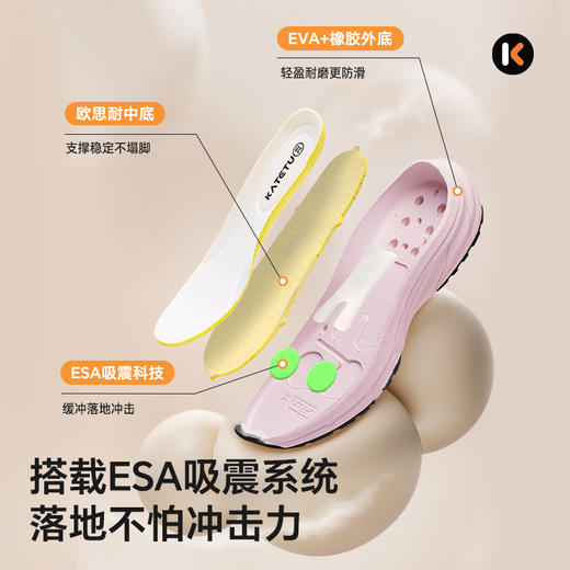 卡特兔儿童运动鞋男童2025秋季新品女童鞋子防滑耐磨中大童跑步鞋 商品图8