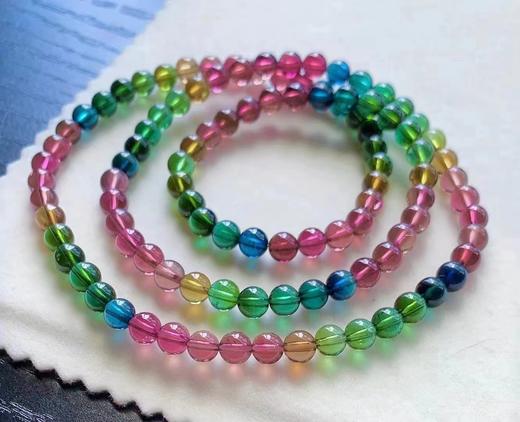 5.3mm碧玺珠串 商品图0