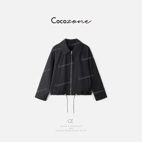 COCO ZONE 刘一一 "气球风衣"超时髦巴恩风翻领外套 CD2A1971