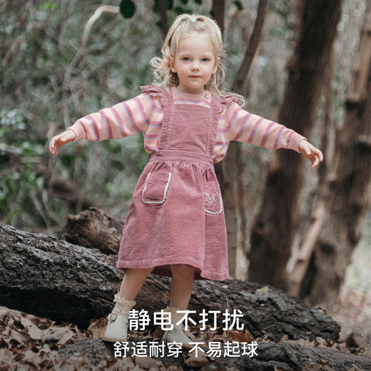 【宝宝服饰】嫚熙童装儿童毛衣秋季针织衫女童内搭上衣 商品图4