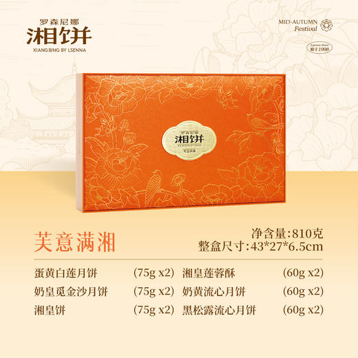 2025年中秋罗森尼娜 芙意满湘 810克(75克*6，60克*6) 商品图0