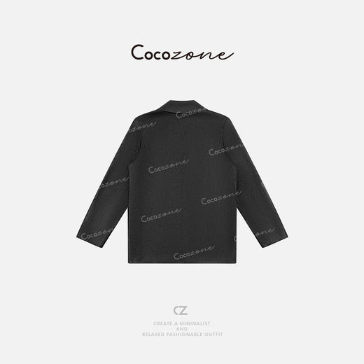 COCO ZONE 刘一一"曼城旧事"100羊皮革纯色皮衣外套 CD2A1400 商品图1