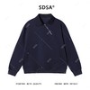 8502SDSA男士秋冬新款轻奢痞帅男装纯色斜拉链翻领套头卫衣百搭潮牌 商品缩略图0