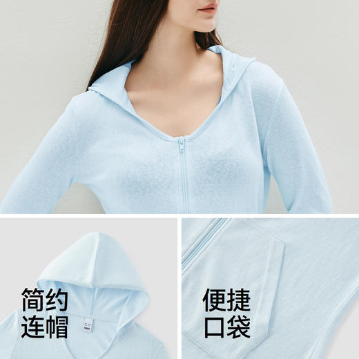 森马外套女秋肌理修身连帽夹克2025新款ins潮小心机气质温柔上衣 商品图3