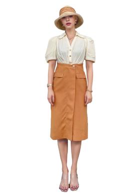 QG2552#拼色假两件连衣裙