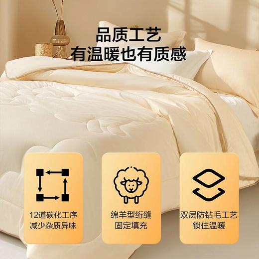 100%澳洲羊毛被 A类加厚冬被保暖抗菌防螨 商品图4