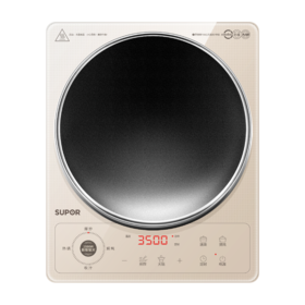 苏泊尔SUPOR凹型电磁炉  3500W  IA61C  配36CM炒锅一个
