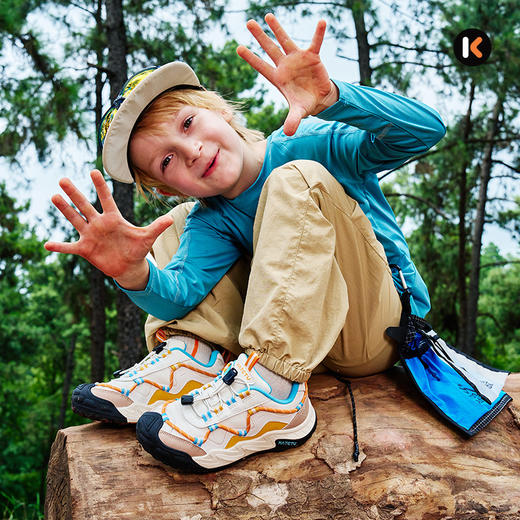 卡特兔儿童运动鞋2025秋季新品中大童休闲户外防滑耐磨儿童跑步鞋 商品图0