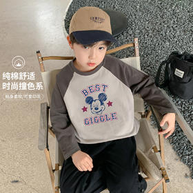 【合作款】迪士尼男童纯棉长袖T恤XAR1ZT083