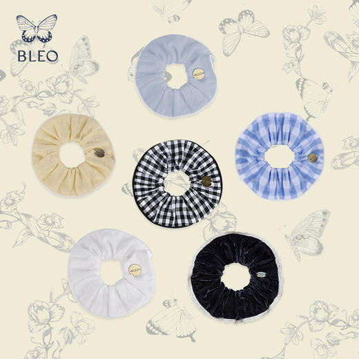 BLEO 法式浪漫慵懒田园风弹性大肠发圈发饰 商品图4
