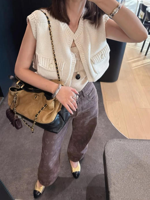 香奈儿25早秋新款毛织马甲（TM） 商品图5
