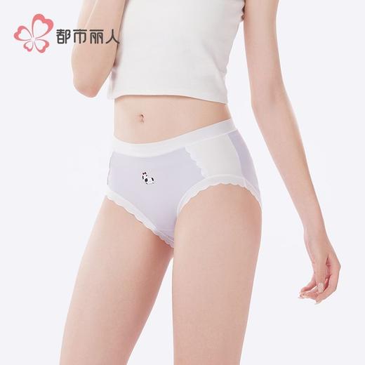 都市丽人内裤女士锦氨内裤女士平角内裤女内裤薄透丝滑内裤LKH5P6 商品图2